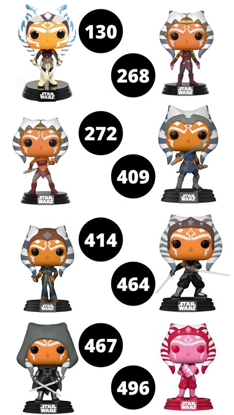 all ahsoka funko pops